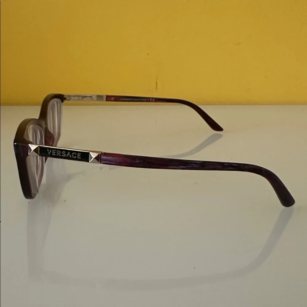 Versace Butterfly Women's Deep Burgundy Glasses Prescription Eyewear Frames
